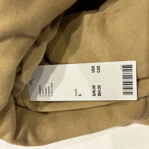 New Urban Outfitters camel zip up hoodie size S/P - Picture 8 of 10